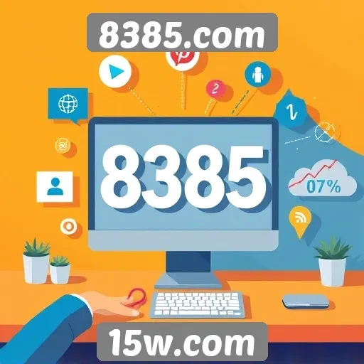 Estratégias de marketing do site 8385.com